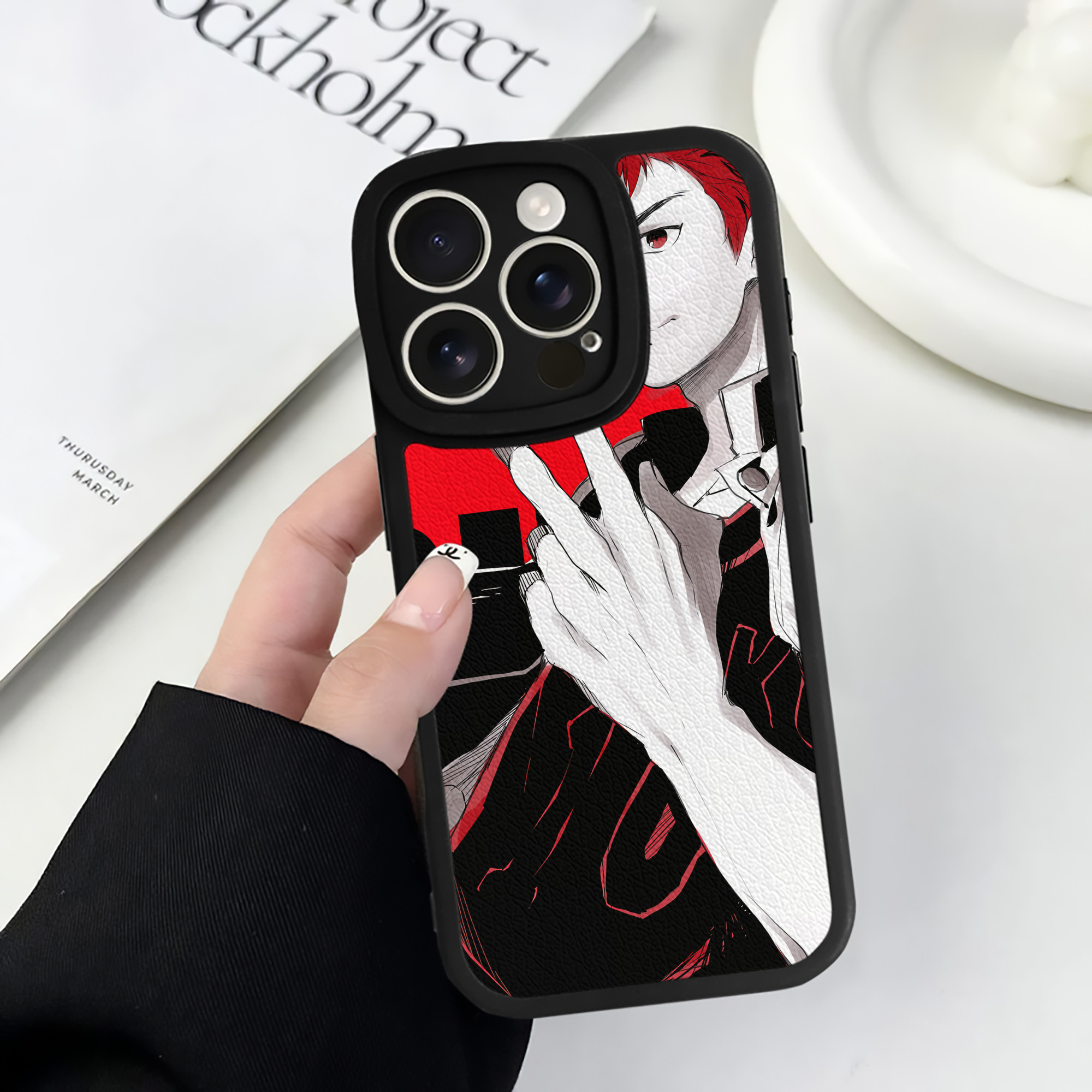 （画像用） SLAM DUNK／スラムダンク 【iPhone 16シリーズ対応】シリコンスマホケース（レザー調） 材質：シリコン